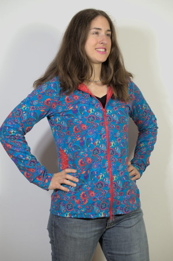 SiSie Shirtjacke mit Kaputze #11490